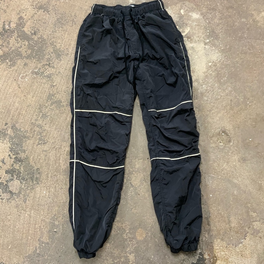 Urban Outfitters Women's Size Small Track Jogger Pants Black w/Green Lining UO